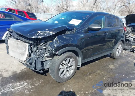2014 Kia Sportage Lx z USA, uszkodzony, nr VIN KNDPBCAC1E7548428